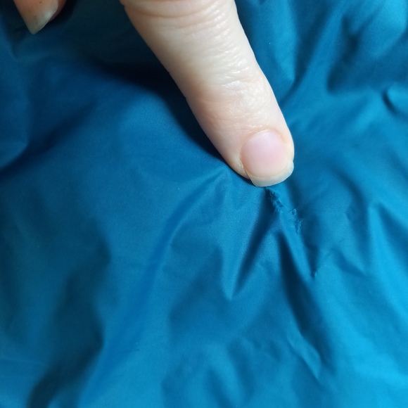 Size 12 Black Padded Hooded Coat Quilted - Picture 3 of 12